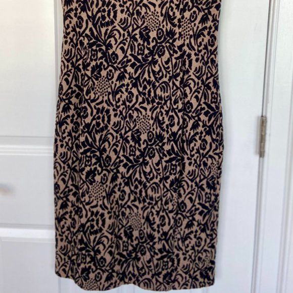 Eva Mendes by New York & Co. Black & Tan Fall/Winter Cocktail Dress [8] - Picture 2 of 8